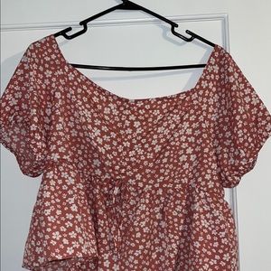 Adorable floral blouse